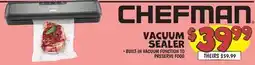 Ollie's CHEFMAN VACUUM SEALER offer