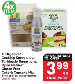 Albertsons O Organics Cooking Spray offer