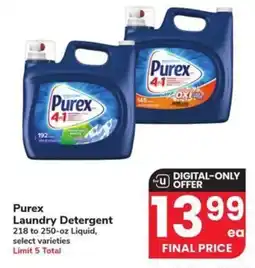Albertsons Purex Laundry Detergent offer