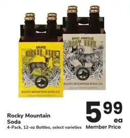 Albertsons Rocky Mountain Soda offer