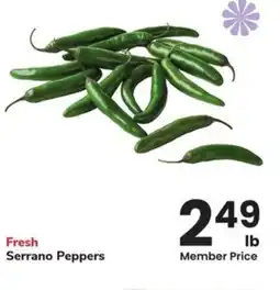 Albertsons Fresh Serrano Peppers offer