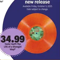 Meijer Taylor Swift The Life of a Showgirl Vinyl offer