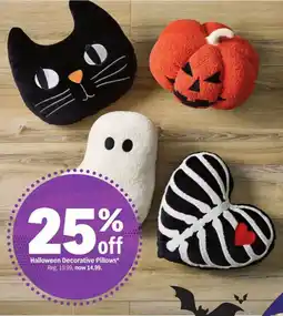 Meijer Halloween Decorative Pillows offer