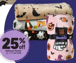 Meijer Halloween Throws offer