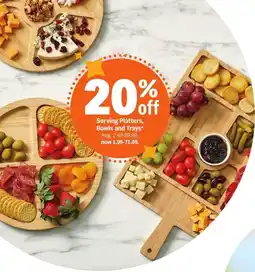 Meijer Serving Platters, Bowls and Trays offer
