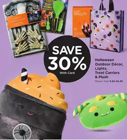 Kroger Halloween Outdoor Décor, Lights, Treat Carriers & Plush offer