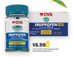 CVS CVS Brand Ibuprofen liquid filled capsules offer