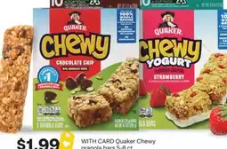 CVS Quaker Chewy granola bars offer