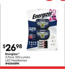 Lowe's 2-Pack 325-Lumen LED Headlamps offer