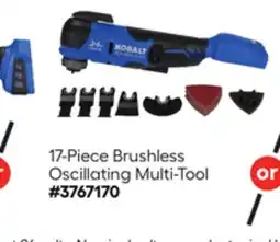 Lowe's 17-Piece Brushless Oscillating Multi-Tool offer