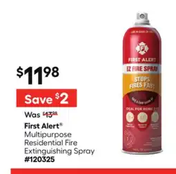 Lowe's Multipurpose Residential Fire Extinguishing Spray offer