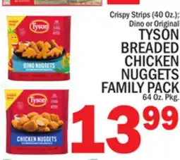 C Town TYSON BREADED CHICKEN NUGGETS FAMILY PACK offer