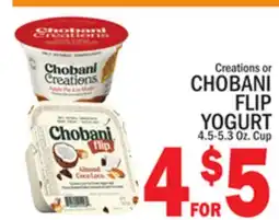 C Town CHOBANI FLIP YOGURT offer