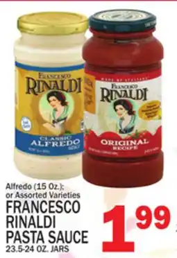 C Town FRANCESCO RINALDI PASTA SAUCE offer
