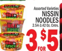 C Town NISSIN NOODLES offer
