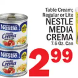 C Town NESTLE MEDIA CREMA offer