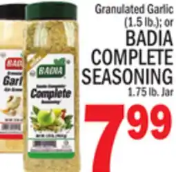 C Town BADIA COMPLETE SEASONING 1.75 lb. Jar offer