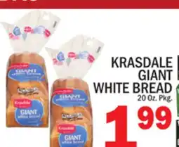 C Town KRASDALE GIANT WHITE BREAD offer