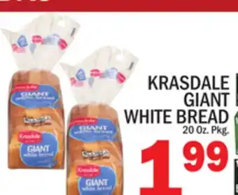 C Town KRASDALE GIANT WHITE BREAD offer