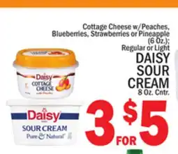 C Town DAISY SOUR CREAM 8 Oz. Cntr offer