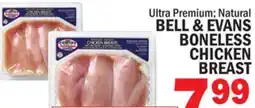 C Town BELL & EVANS BONELESS CHICKEN BREAST BREAST offer