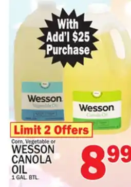 C Town WESSON CANOLA OIL offer