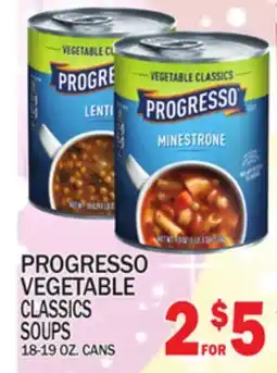 C Town PROGRESSO VEGETABLE VEGETABLE CLASSICS CLASSICS SOUPS offer