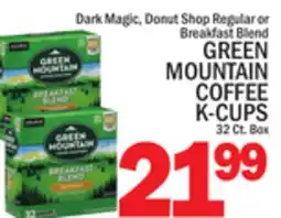 C Town GREEN MOUNTAIN COFFEE K-CUPS offer