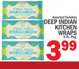 C Town DEEP INDIAN KITCHEN WRAPS offer