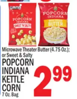 C Town POPCORN INDIANA KETTLE CORN, 7 Oz. Bag offer