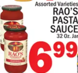 C Town RAO'S PASTA SAUCE offer