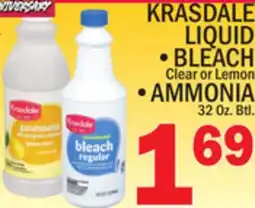 C Town KRASDALE LIQUID BLEACH offer