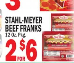 C Town STAHL-MEYER BEEF FRANKS offer