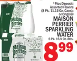 C Town MAISON PERRIER SPARKLING WATER offer