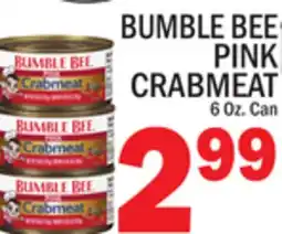 C Town BUMBLE BEE PINK CRABMEAT offer