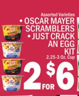 C Town OSCAR MAYER SCRAMBLERS • JUST CRACK AN EGG KIT offer