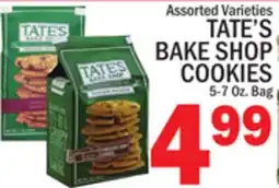 C Town TATE'S BAKE SHOP COOKIES offer