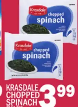 C Town KRASDALE CHOPPED SPINACH offer