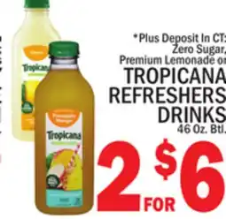 C Town TROPICANA REFRESHERS DRINKS offer