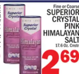 C Town SUPERIOR CRYSTAL PINK HIMALAYAN SALT offer