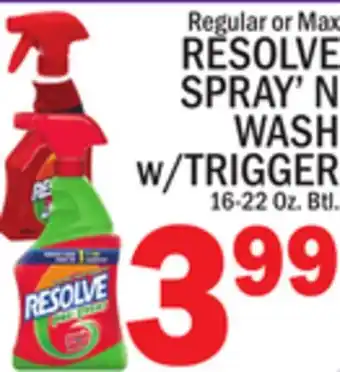 C Town RESOLVE SPRAY'N WASH W/TRIGGER offer