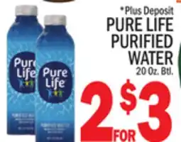 C Town PURE LIFE PURIFIED WATER offer