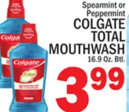 C Town COLGATE TOTAL MOUTHWASH offer
