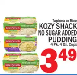 C Town KOZY SHACK NO SUGAR ADDED PUDDING offer
