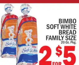C Town BIMBO SOFT WHITE BREAD FAMILY SIZE offer
