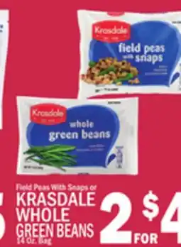 C Town KRASDALE WHOLE GREEN BEANS offer