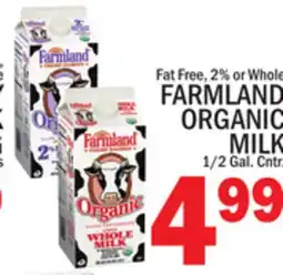 C Town FARMLAND ORGANIC MILK offer