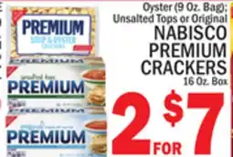 C Town NABISCO PREMIUM CRACKERS, 16 Oz. Box offer