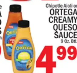 C Town ORTEGA CREAMY QUESO SAUCE offer