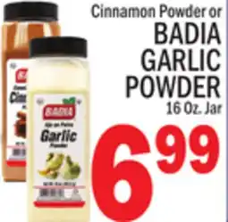 C Town BADIA GARLIC POWDER offer